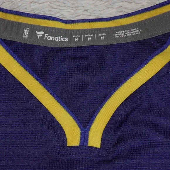 NBA Golden State Warriors Klay Thompson Fanatics Navy Fast Break Player Jersey - Picture 5 of 5